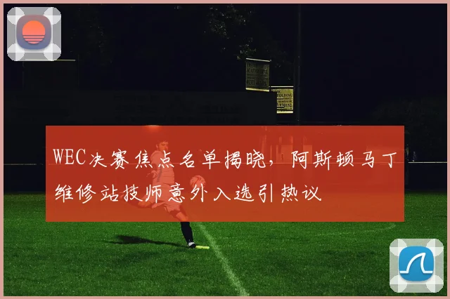 WEC决赛焦点名单揭晓，阿斯顿马丁维修站技师意外入选引热议